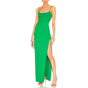 Lovers And Friends 'Karma' Green Ponte Maxi Dress Size XL